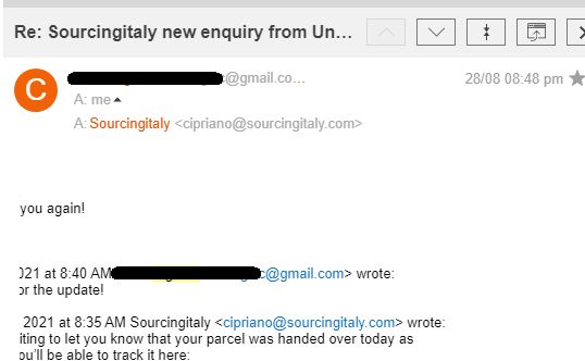 Sourcingitaly Reviews  381